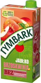TYMBARK 1 litr jabłko - brzoskwinia