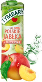 TYMBARK 1 litr Polskie Jabłka z brzoskwinią +