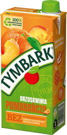 TYMBARK 1 litr pomarańcza - brzoskwinia