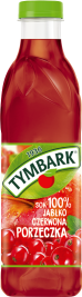 TYMBARK 1 litr sok 100% jabłko czerwona porzeczka