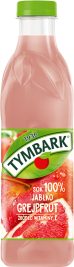 TYMBARK 1 litr sok 100% jabłko grejfrut