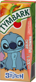 TYMBARK 200 ml jabłko brzoskwinia
