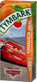 TYMBARK 200 ml pomarańcza - jabłko