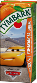 TYMBARK 200 ml pomarańcza - jabłko