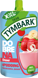 TYMBARK 200 ml Pudding truskawka banan