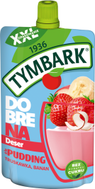 TYMBARK 200 ml Pudding truskawka banan