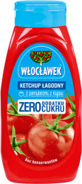 WŁOCŁAWEK Ketchup Zero dodatku cukru 450 g łagodny