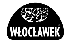 WŁOCŁAWEK logo mono negatyw