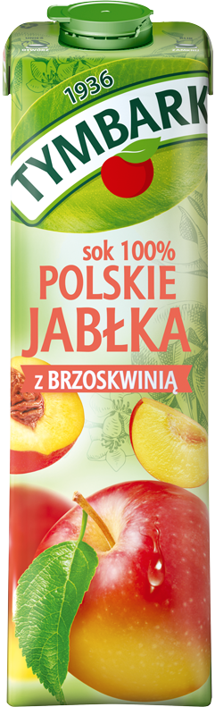 TYMBARK 1 litr Polskie Jabłka z brzoskwinią