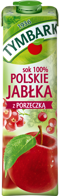 TYMBARK 1 litr Polskie Jabłka z porzeczką