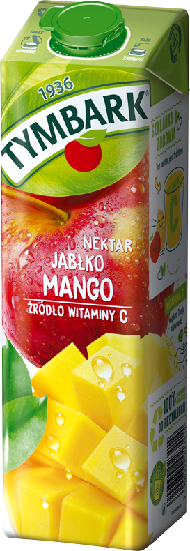 TYMBARK 1L jabłko mango nektar