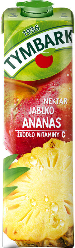 TYMBARK 1L jabłko ananas nektar