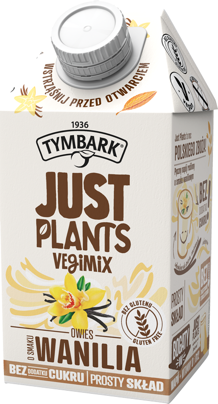 TYMBARK JUST PLANTS 0,5L VANILLA