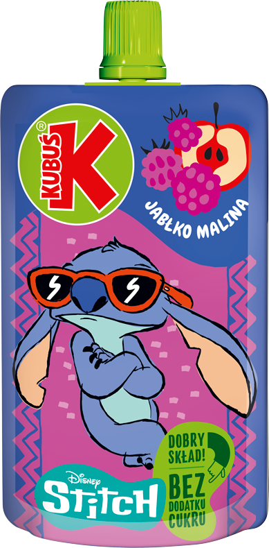 KUBUŚ 100 g Disney Stitch jabłko - malina