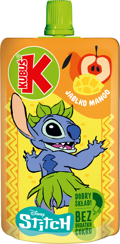 KUBUŚ 100 g Disney Stitch jabłko - mango