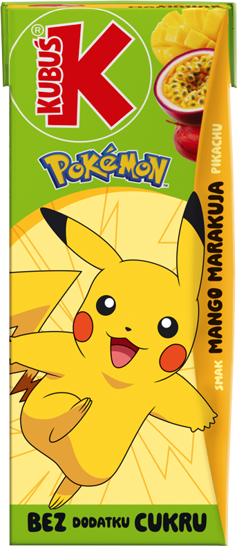 KUBUŚ 0,2 L Pokémon Smak mango marakuja