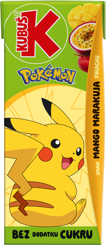 KUBUŚ 0,2 L Pokémon Smak mango marakuja