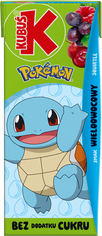 KUBUŚ 0,2 L Pokémon Smak wieloowocowy