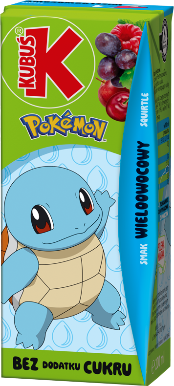 KUBUŚ 0,2 L Pokémon Smak wieloowocowy