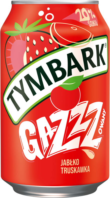 TYMBARK 330 ml jabłko - truskawka