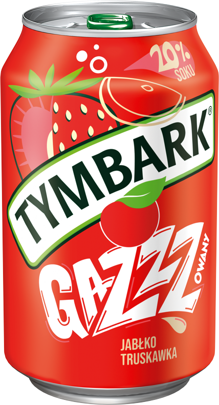 TYMBARK 330 ml jabłko - truskawka