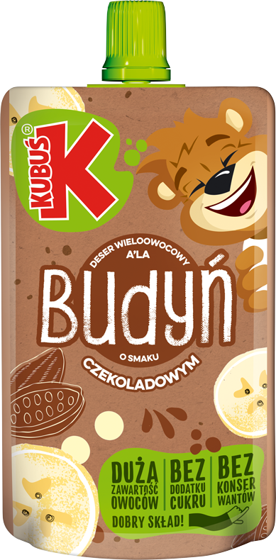 KUBUŚ pouch 100g budyń czekoladowy
