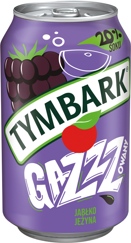 TYMBARK 330 ml jeżyna - jabłko