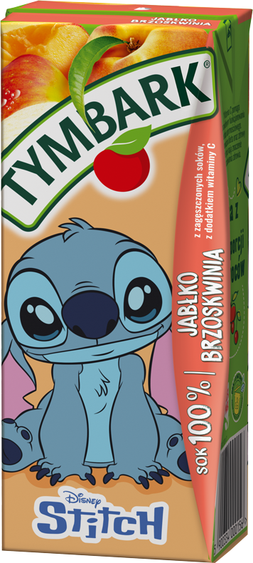 TYMBARK 200 ml jabłko brzoskwinia
