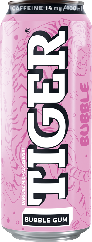 TIGER 500ml bubble gum