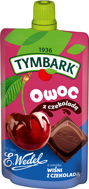 TYMBARK 100 g WEDEL truskawka z czekoladą