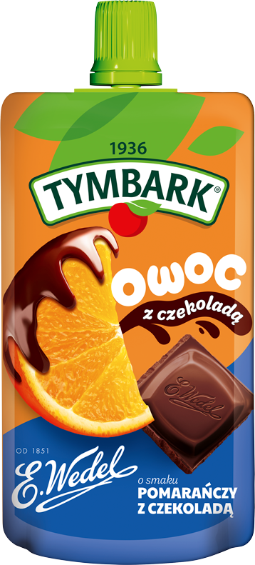 TYMBARK 100 g WEDEL pomarańcza z czekoladą