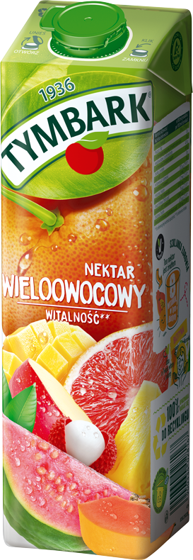 TYMBARK 1 litr nektar wieloowocowy