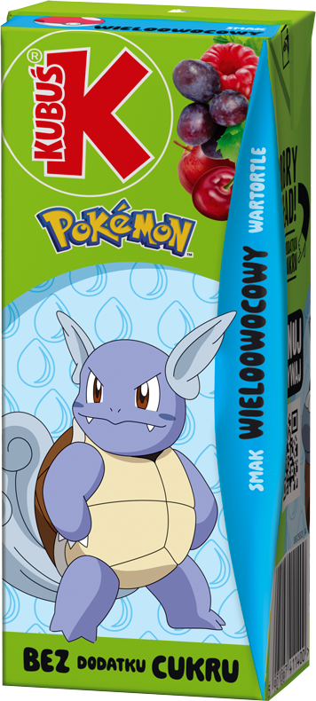 KUBUŚ 0,2 L Pokemon smak wieloowocowy