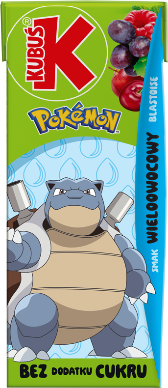 KUBUŚ 0,2 L Pokemon smak wieloowocowy