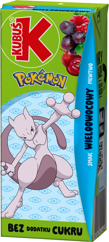 KUBUŚ 0,2 L Pokemon smak wieloowocowy