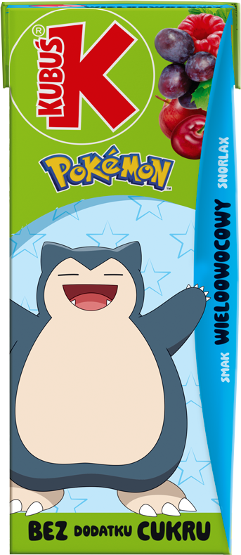 KUBUŚ 0,2 L Pokemon smak wieloowocowy
