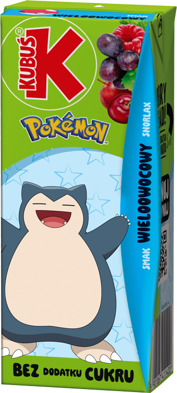 KUBUŚ 0,2 L Pokemon smak wieloowocowy