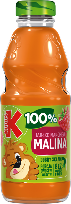 KUBUŚ 300 ml jabłko - marchew - MALINA