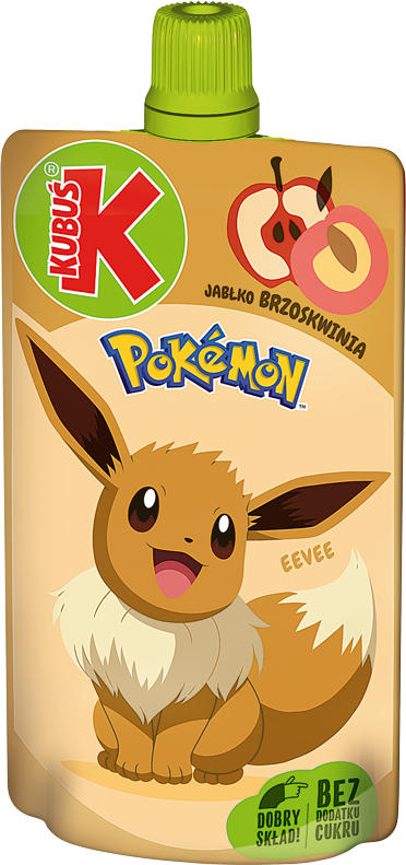 KUBUŚ 100g jabłko - BRZOSKWINIA