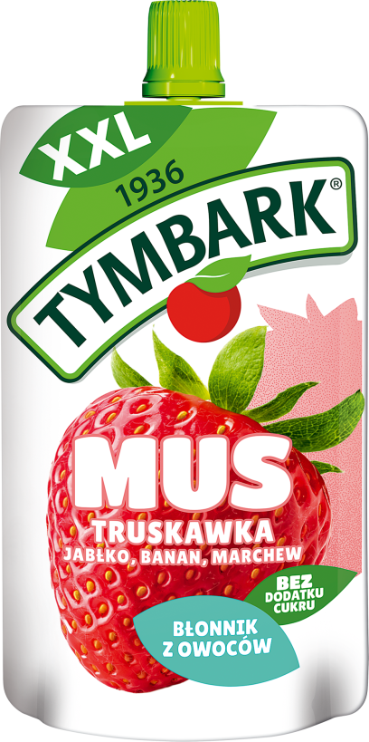 TYMBARK 200 g Mus Truskawka
