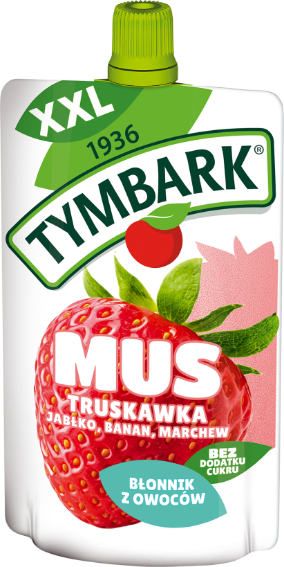 TYMBARK 200 g Mus Truskawka