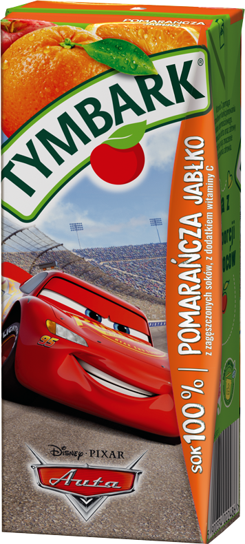 TYMBARK 200 ml pomarańcza - jabłko