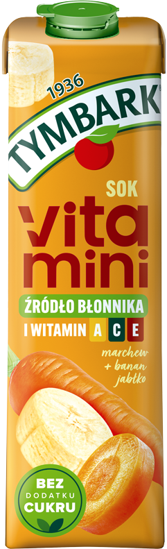 TYMBARK 1 litr Vitamini marchew, banan i jabłko