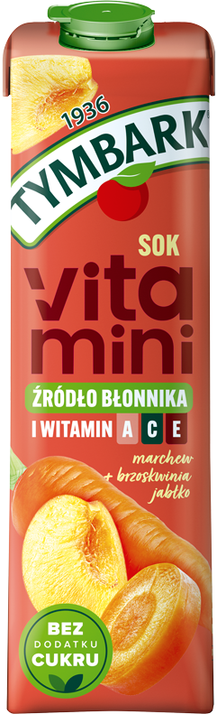 TYMBARK 1 litr Vitamini marchew, brzoskwinia i jabłko