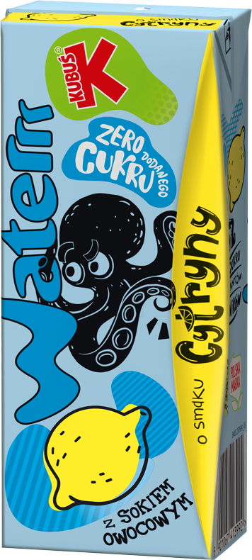 KUBUŚ WATERRR 200 ml o smaku cytryny