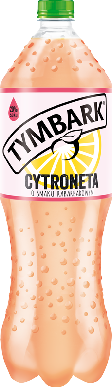 Tymbark 1500 ml Cytroneta o smaku rabarbarowym