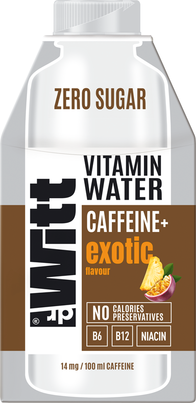 DR WITT 0,5 l Vitamin Water Caffeine+ exotic