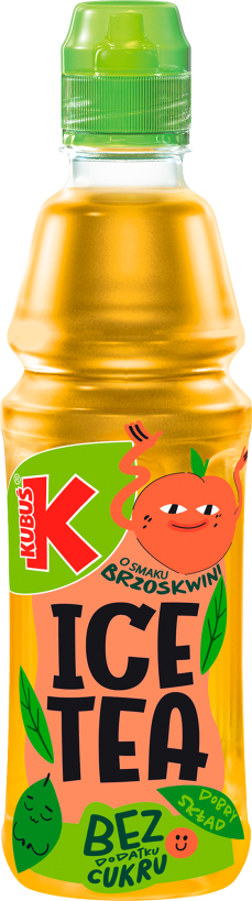 KUBUŚ 400 ml ICE TEA o smaku brzoskwini
