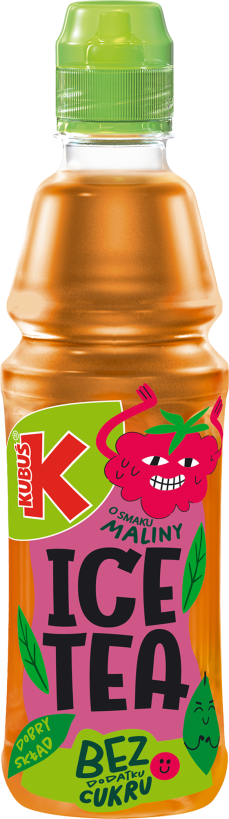 KUBUŚ 400 ml ICE TEA o smaku maliny
