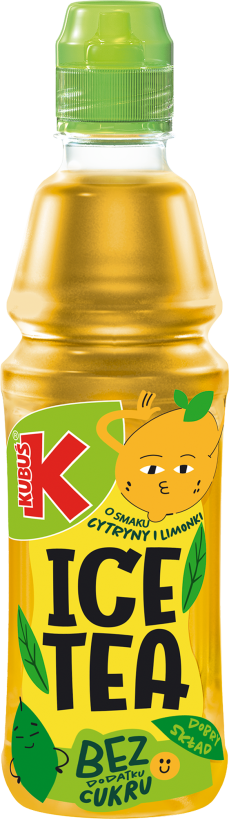 KUBUŚ 400 ml ICE TEA o smaku cytryny i limonki